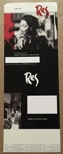 RES Vintage 2001 PROMO CARDSTOCK Paper COUNTER DISPLAY for How Do I CD 5.5x15.5