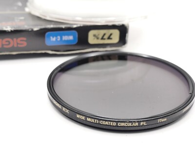 Sigma EX BREITER MEHRSCHICHTIGER KREISFÖRMIGER PL 77 MM POLARISATIONSFILTER 716