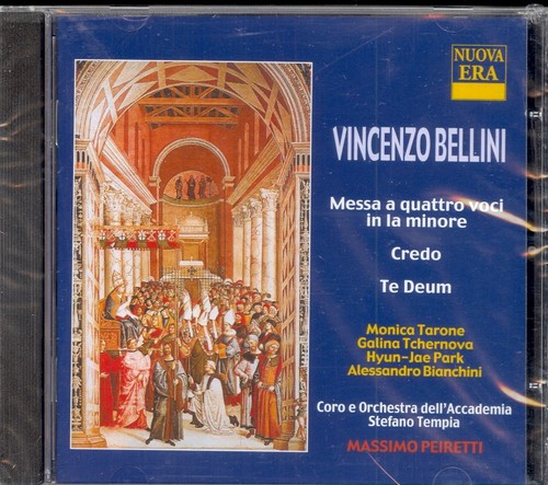 BELLINI - Messa A Quattro Voci / Credo / Te Deum Laudamus - Massimo PIERETTI NEW prezzo ebay
