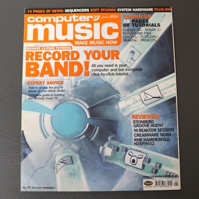 Computer Music Magazine Issue # 62 Aug 2003 