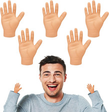 5Pcs Tiny Hands Puppet Funny Tiny Hands for Fingers, Rubber Mini Hands Tiny Hand