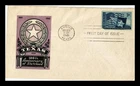 DR JIM STAMPS US COVER TEXAS STATEHOOD CENTENNIAL FDC SCOTT 938 IOOR CACHET