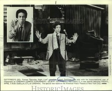 Press Photo Comedian Gilbert Gottfried in Cinemax Comedy Special on Television