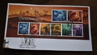 GB 2019 Christmas m/s, Commemorative Stamps On Piece, Used ex FDC