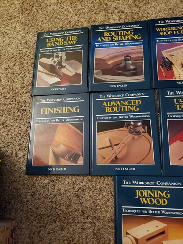 Lot Of 10 HC Workshop Companion Woodworking Manuals Rodale Nick Engler - Foto 4 di 24