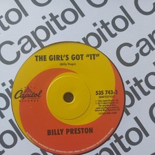 BILLY PRESTON-  The Girl's got It/   DORIS TROY - Face up to the truth535   Mint