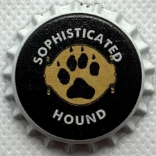 Rare USA Beer Crown Bottle Cap: Sophisticated Hound Brewing - Princeton, WV 