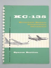 Vintage Boeing Airplane Co. KC-135 Structural Repair Illustration Document RARE