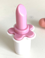 Usado en excelente estado Little Tikes Tender Hearts Vanity lápiz labial rosa claro juego maquillaje