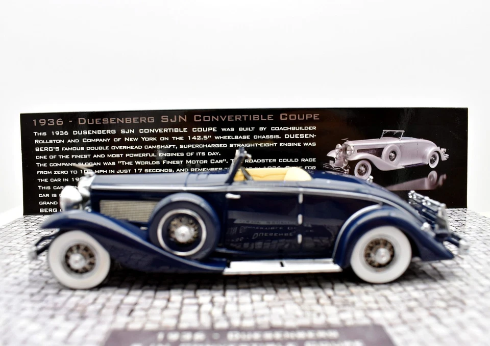 Diecast Vehicles Model 1:43 Duesenberg SJN Convertible Coupe - Image 3 of 4