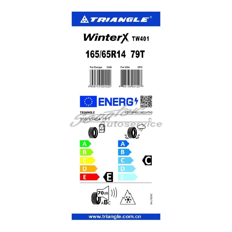 Triangle Winterreifen 165/65 R14 79T 3PMSF (75T 79R) | 33529 - Bild 2 von 3