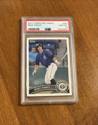 Mike Trout 2011 Topps Pro Debut #263 Los Angeles Angels PSA 10