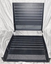 2 Pack - 19" 2U Cantilever Data Server Network Rack Mount Vented Shelf 17" Deep