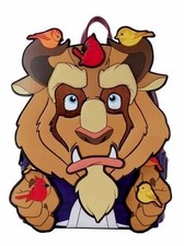 Loungefly Exclusive Disney Beauty & The Beast With Birds Mini Backpack LE 1000