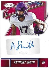 2026 SAGE ANTHONY SMITH ROOKIE FOOTBALL CARD AUTO