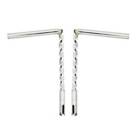 Lenker Cyclo Passend FüR 103 Vogue/Mvl Mit Chrom-Twist - HöHe 340 Mm