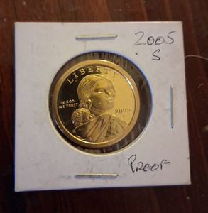 2005-S Sacagawea Native American $1 Proof Dollar Coin San Francisco Mint
