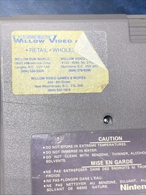 Mach Rider Nintendo NES Programmable Series Canada w Rental Sticker