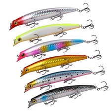 6 PCS Swimming Fishing Lure Paddle Tail Baits Bass Topwater Lures