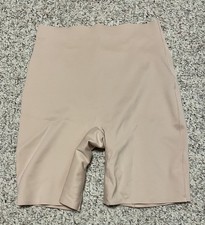 SkinnyGirl Large Beige High Waist Smoothing Shapewear Shorts Size L