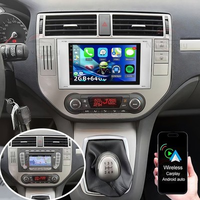 2+64GB Android 15 Autoradio Für Ford Focus C Max 2003-2007 Carplay BT GPS NAVI