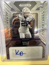 🔥🏈🔥2024 Prizm Draft Picks Khalid Duke RC Sensational Signatures SS-KDE🔥