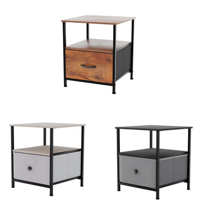 Vida Designs Chorley Nachtkommode mit 1 Schublade Stoff Schlafzimmer 