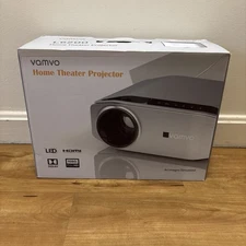 Vamvo L6200 Home Theater Projector 1080p Full HD LED HDMI 300" Display with Bag