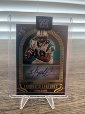 2026 Panini Silhouette Framed Signatures Stephen Davis Auto /99 Panthers NFL