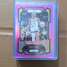 Panini 2024 Prizm Monopoly Dana Evans #55 Pink Prizm /149 Chicago Sky Card