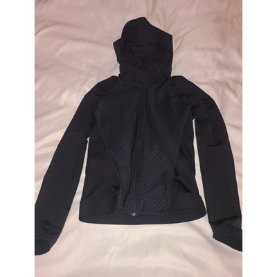 Adidas COLD.RDY Hooded Athletic Jacket Black Women's Medium Full Zip Performance