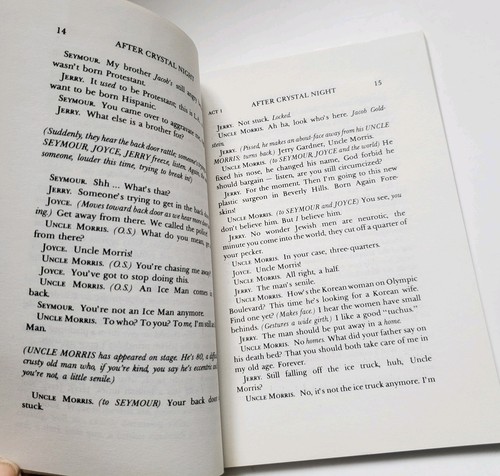 After Crystal Night, A Play In Two Acts, John Herman Shaner 1986, SIGNED - Imagen 7 de 11