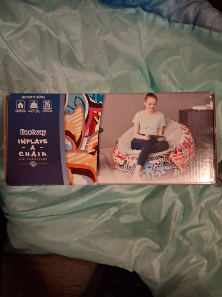 silla inflable bestway graffiti Foto 3 de 4