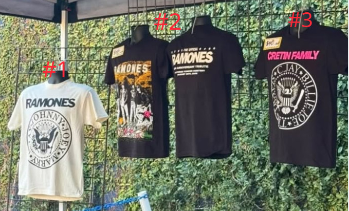 Camiseta Ramones Oficial Aniversario Homenaje Hollywood 2026 Reimpresión