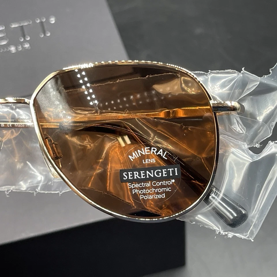 Serengeti Haywood 太阳镜小号闪亮玫瑰金偏光矿物 SS544002 — 第 2/4 张图片