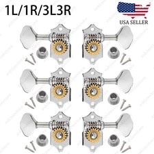 Open-Gear Guitar Tuning Pegs Machine Heads 1:18 Gear Ratio for Acoustic Guitar
