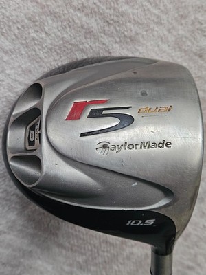 TaylorMade R5 Dual Type D 10.5* Driver Ping TFC 149 Shaft R Flex Headcover.