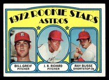 1972 Topps Baseball Astros Rookies J.R. Richard #101 EX/MT