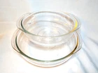 Vintage PYREX 3qt #026 & 2qt #023 Glass Nesting Ovenware Casserole Dish Set USA