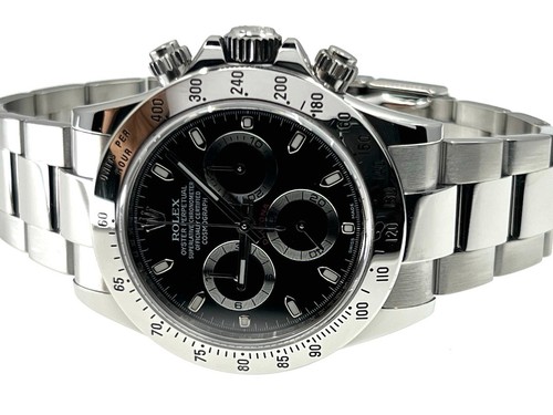 Rolex Daytona Cosmograph Acero con Esfera Negra 116520 Caja Papeles año 2017 - Imagen 2 de 12