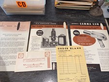 Vintage Universal Atomics Gamma Gun Airborne Scintillation Counter Ad Sheets CD