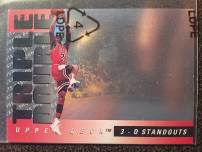 1993-94 Upper Deck German #TD2 - Michael Jordan - Chicago Bulls German 15