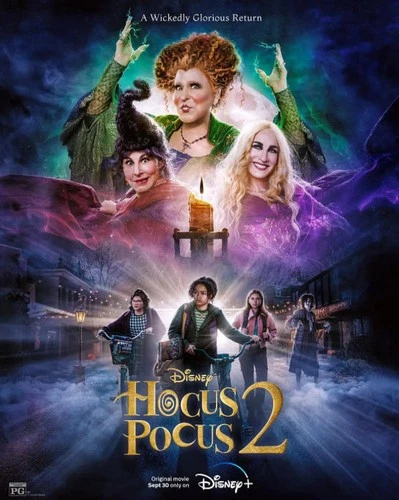 All Region Movie 1 DISC No Case BLU-RAY DVD Hocus Pocus 2 (2022)