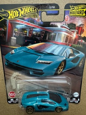 Hot Wheels Premium Lamborghini Countach LPI 800-4 Car Culture Real Riders Exotic