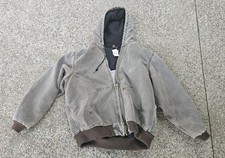 Vintage Carhartt J130 CHT Quilted Flannel-Lined Firm Duck Workwear Jacket Sz XL