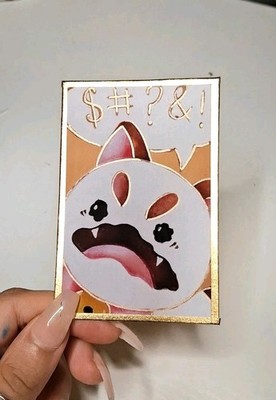 ACEO-DRUCK: 2,5x3,5 Welpycat, Cute Angry Kitty, Katze Haustier Tier Illustration OOAK