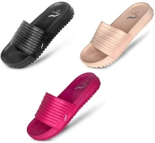 Norty Girl's Boy's New Summer Comfort Casual Slide Everyday Sandals Slip On Shoe