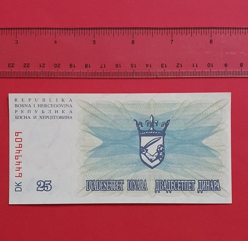 BILLETES De 25 Y 50 Dinara 1992 Bosnia y Herzegovina.Los Nuevos. VER LAS FOTOS - Imagen 9 de 24