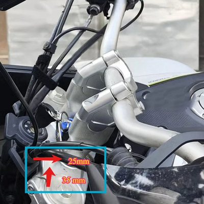 #ad For Loncin VOGE 300AC DS 500R AC DS DSX 650DS Handlebar Riser Bar Clamp Adapter $43.99