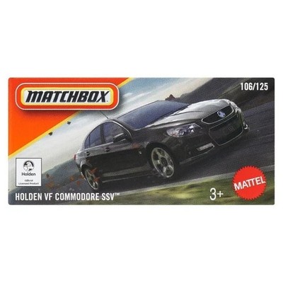 Matchbox Power Grabs 2025 Holden VF Commodore SSV Black 106/125 1:64